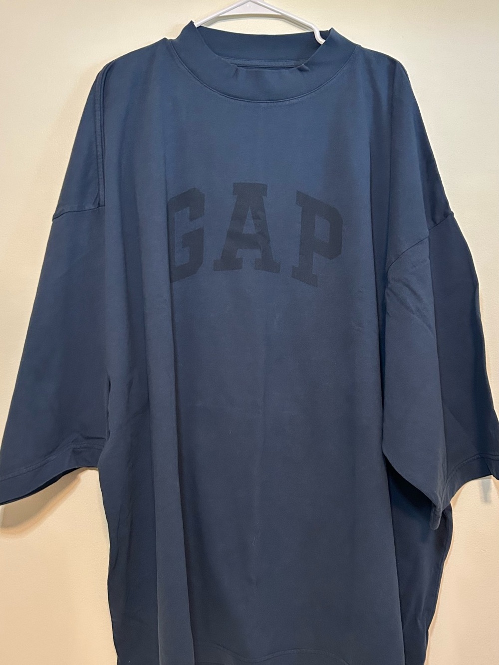 GAP YZY Oversized Navy Logo Sweatshirt